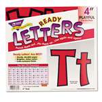 TREND ENTERPRISES, INC. Ready Letters Playful Combo Set, Red, 4"h, 216/Set