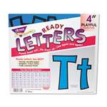 TREND ENTERPRISES, INC. Ready Letters Playful Combo Set, Blue, 4"h, 216/Set