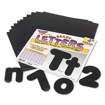 TREND ENTERPRISES, INC. Ready Letters Casual Combo Set, Black, 4"h, 182/Set