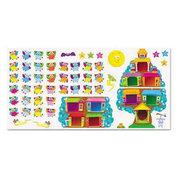 TREND ENTERPRISES, INC. Owl Stars Job Chart Bulletin Board Set, 54 pieces