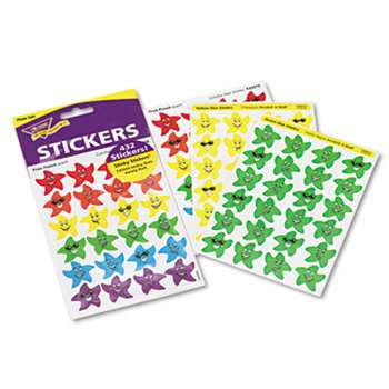 TREND ENTERPRISES, INC. Stinky Stickers Variety Pack, Smiley Stars, 432/Pack
