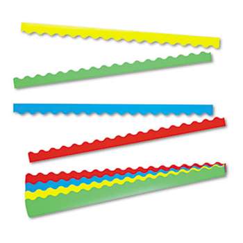 TREND ENTERPRISES, INC. Terrific Trimmers Border Variety Pack, 2 1/4 x 39, Assorted Colors, 48/Set