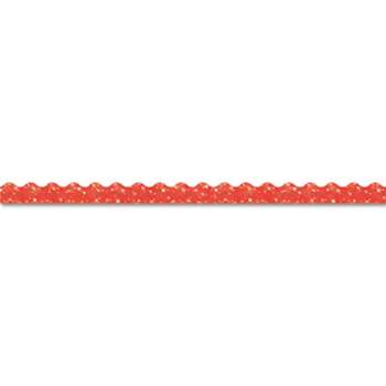 TREND ENTERPRISES, INC. Terrific Trimmers Sparkle Border, 2 1/4" x 39" Panels, Red, 10/Set