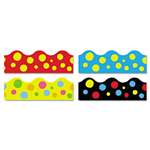 TREND ENTERPRISES, INC. Terrific Trimmers Border, 2 1/4 x 39" Panels, Lotsa Spots, Assorted, 48/Set