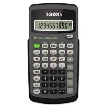 TEXAS INSTRUMENTS TI-30Xa Scientific Calculator, 10-Digit LCD