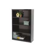 TENNSCO Metal Bookcase, Four-Shelf, 34-1/2w x 13-1/2d x 52-1/2h, Black