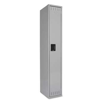 TENNSCO Single Tier Locker, 12w x 18d x 72h, Medium Gray