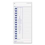 TOPS BUSINESS FORMS Time Card for Pyramid, Weekly, 4 x 9, 100/Pack