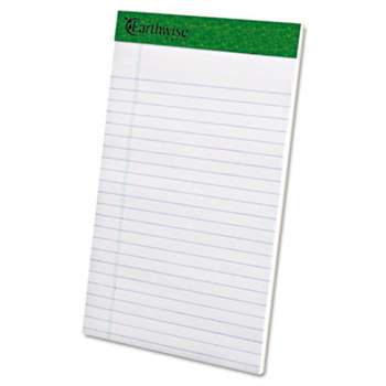 AMPAD/DIV. OF AMERCN PD&PPR Earthwise Recycled Writing Pad, Narrow, 5 x 8, White, Dozen