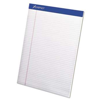 AMPAD/DIV. OF AMERCN PD&PPR Mead Legal Ruled Pad, 8 1/2 x 11, White, 50 Sheets, 4 Pads/Pack