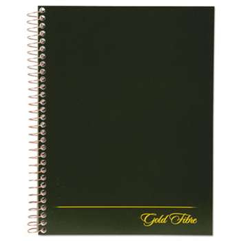 AMPAD/DIV. OF AMERCN PD&PPR Gold Fibre Wirebound Writing Pad w/Cover, 9 1/4 x 7 1/4, White, Green Cover