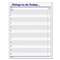 TOPS BUSINESS FORMS "Things To Do Today" Daily Agenda Pad, 8 1/2 x 11, 100 Forms