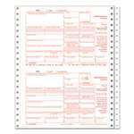 TOPS BUSINESS FORMS 1099-INT Tax Forms, 5-Part, 5 1/2 x 8, Inkjet/Laser, 76 1099s & 1 1096