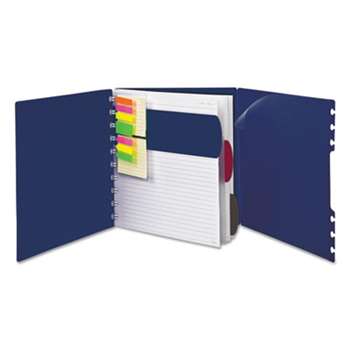 AMPAD/DIV. OF AMERCN PD&PPR Versa Crossover Notebook, Legal/Wide, 24 lb, 11 x 8 1/2, Navy, 60 Sheets, 2/Pack