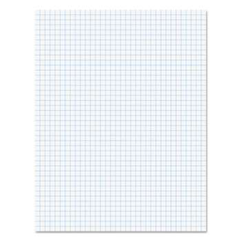 TOPS BUSINESS FORMS Quadrille Pads, 4 Squares/Inch, 8 1/2 x 11, White, 50 Sheets