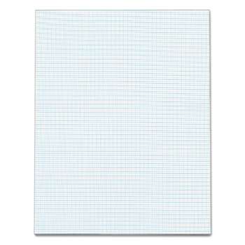 TOPS BUSINESS FORMS Quadrille Pads, 10 Squares/Inch, 8 1/2 x 11, White, 50 Sheets