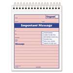 TOPS BUSINESS FORMS Telephone Message Book with Fax/Mobile Section, 4-1/4 x 5 1/2, Two-Part, 50/Book