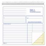 TOPS BUSINESS FORMS Spiralbound Service Invoices, 8 1/2 x 7-3/4, Two-Part Carbonless, 50 Sets/Book