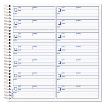 TOPS BUSINESS FORMS Voice Mail Log Book, 8 1/2 X 8-1/4, 1,400-Message Book