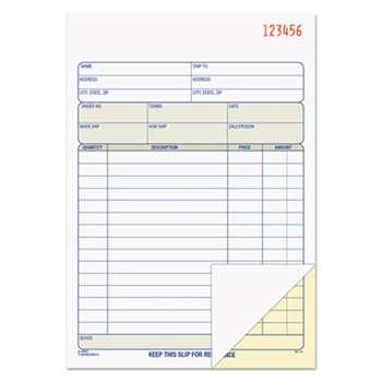 TOPS BUSINESS FORMS Sales Order Book, 5-9/16 x 7-15/16, Two-Part Carbonless, 50 Sets/Book