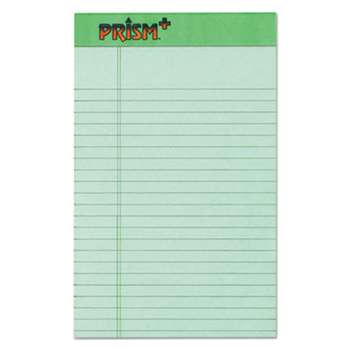 TOPS BUSINESS FORMS Prism Plus Colored Legal Pads, 5 x 8, Green, 50 Sheets, Dozen