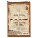 TOPS BUSINESS FORMS Second Nature Spiral Reporter/Steno Book, Gregg, 6 x 9, White, 70 Sheets