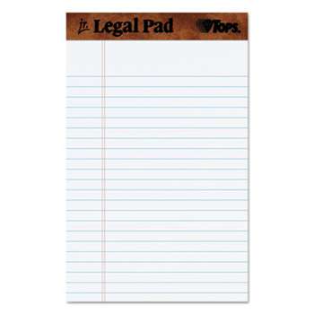 TOPS BUSINESS FORMS The Legal Pad Ruled Perforated Pads, 5 x 8, White, 50 Sheets, Dozen