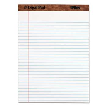 TOPS BUSINESS FORMS The Legal Pad Ruled Perforated Pads, 8 1/2 x 11 3/4, White, 50 Sheets, Dozen