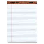 TOPS BUSINESS FORMS The Legal Pad Ruled Perforated Pads, 8 1/2 x 11 3/4, White, 50 Sheets