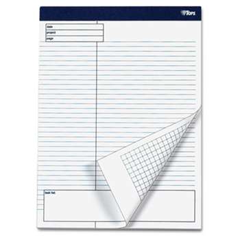 TOPS BUSINESS FORMS Docket Gold Planning Pad, Legal/Wide, 8 1/2 x 11 3/4, White, 40 Sheets, 4/Pack