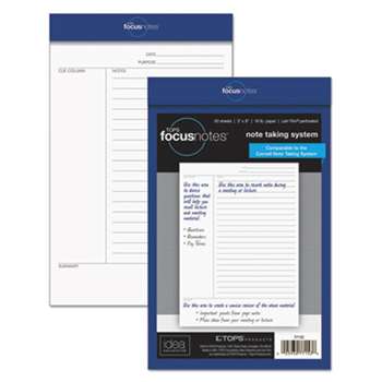 TOPS BUSINESS FORMS FocusNotes Legal Pad, 5 x 8, White, 50 Sheets