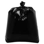 TRINITY PACKAGING CORP. Low-Density Can Liners, .7mil, 16gal, 24w x 32h, Black, 500/Carton