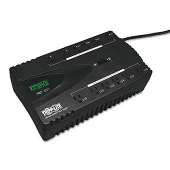 TRIPPLITE ECO Series UPS System, 850 VA, 12 Outlets, 420 J