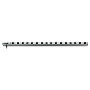TRIPPLITE Vertical Power Strip, 16 Outlets, 1 1/2 x 48 x 1/2, 15 ft Cord, Silver