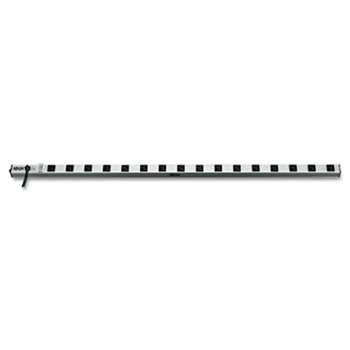 TRIPPLITE Vertical Power Strip, 16 Outlets, 1 1/2 x 48 x 1/2, 15 ft Cord, Silver