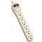 TRIPPLITE Industrial Power Strip, 6 Outlets, 1 3/4 x 9 1/2 x 1/4, 4 ft Cord, Gray