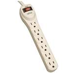 TRIPPLITE Industrial Power Strip, 6 Outlets, 1 3/4 x 9 1/2 x 1/4, 4 ft Cord, Gray