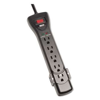 TRIPPLITE Protect It Surge Suppressor, 7 Outlets, 7 ft Cord, 2160 Joules, Black