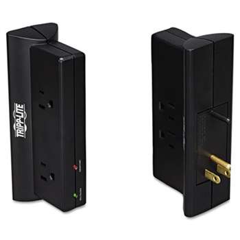 TRIPPLITE Protect It! Direct Plug-In Surge Suppressor, 4 Outlets, 720 Joules, Black