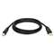 TRIPPLITE USB 2.0 Gold Cable, 15 ft, Black