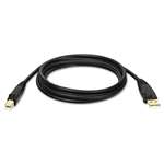 TRIPPLITE USB 2.0 Gold Cable, 15 ft, Black