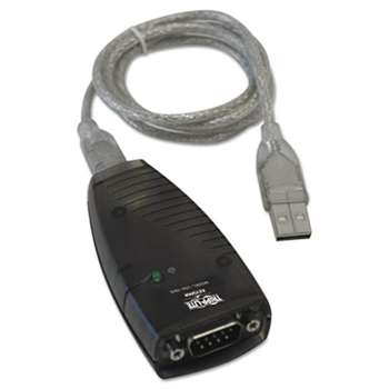 TRIPPLITE USB High-Speed Serial Adapter, DB9 to USB