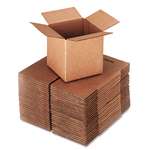 GENERAL SUPPLY Brown Corrugated - Cubed Fixed-Depth Shipping Boxes, 6l x 6w x 6h, 25/Bundle