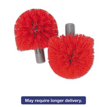 UNGER Replacement Heads for Ergo Toilet-Bowl-Brush System, 2/Pack