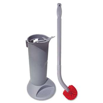 UNGER Ergo Toilet Bowl Brush System: Wand, Brush Holder & 2 Heads