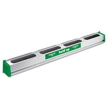 UNGER Hold Up Aluminum Tool Rack, 36", Aluminum/Green