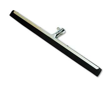 UNGER Water Wand Standard Floor Squeegee, 22" Wide Blade, Black Rubber, Insert Socket