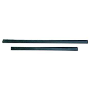 UNGER ErgoTec Replacement Squeegee Blades, 12" Wide, Black Rubber, Soft
