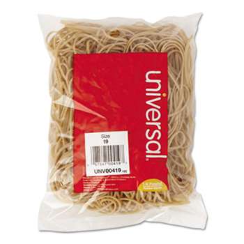 UNIVERSAL OFFICE PRODUCTS Rubber Bands, Size 19, 3-1/2 x 1/16, 310 Bands/1/4lb Pack