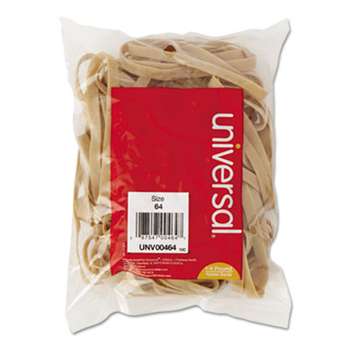 UNIVERSAL OFFICE PRODUCTS Rubber Bands, Size 64, 3-1/2 x 1/4, 80 Bands/1/4lb Pack